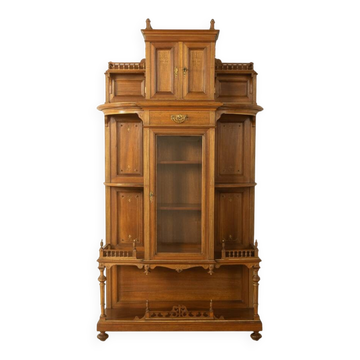Antique Gründerzeit tall cabinet, circa 1900