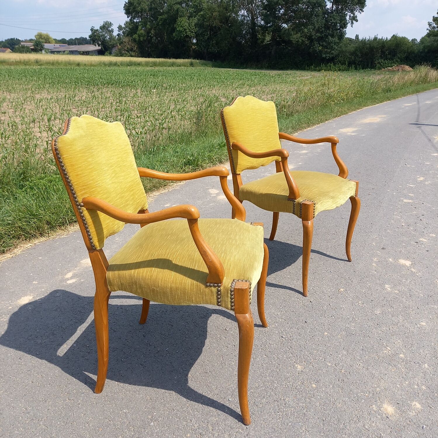Pair of armchairs