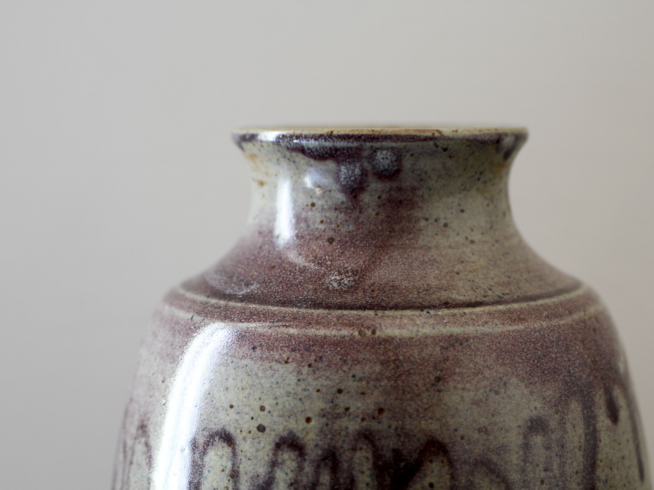 Vase en grès émaillé Roger Jacques Grès du Puisaye