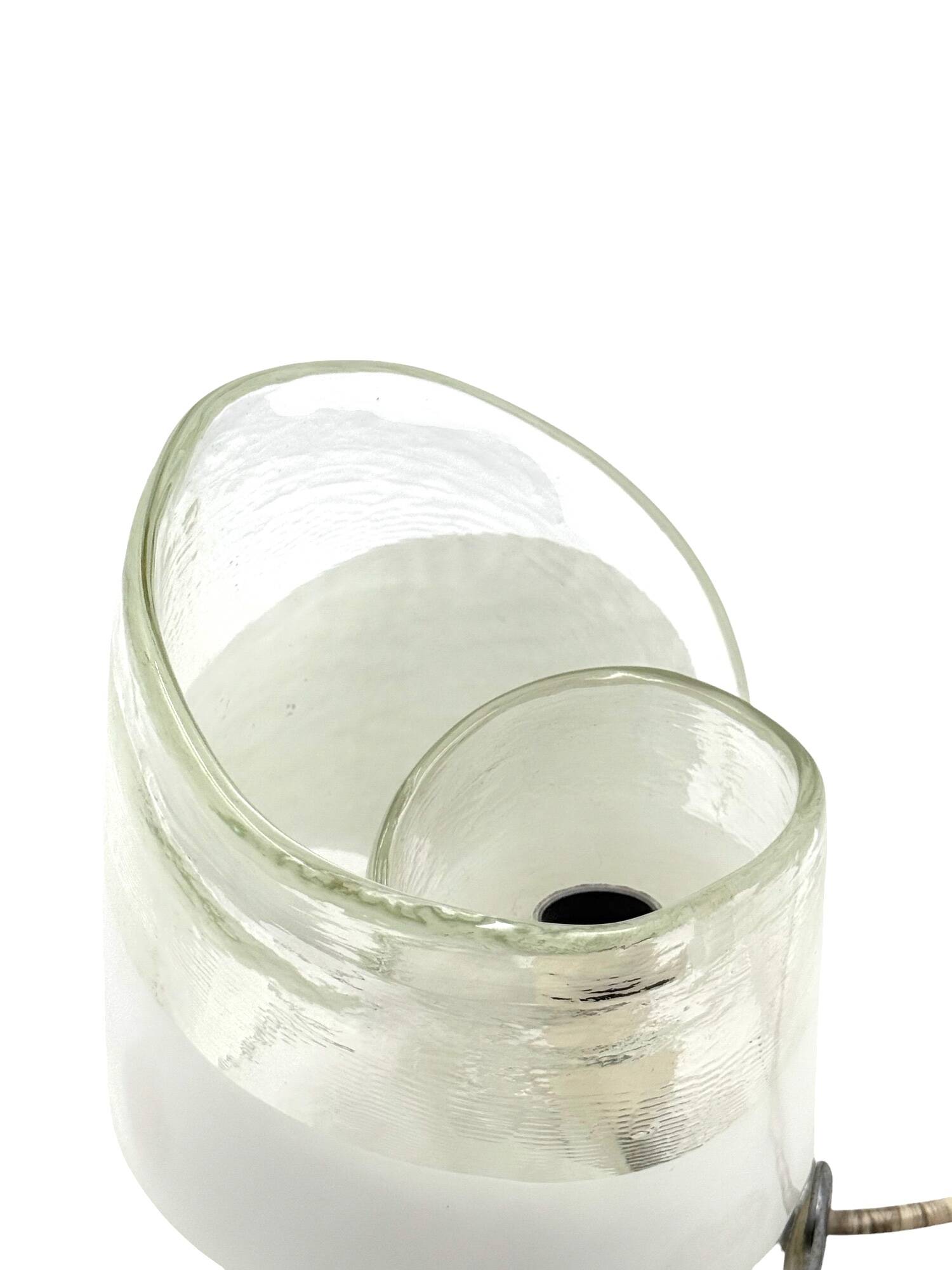 Murano blown glass sculptural table lamp, La Murrina Italy 1970s