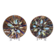 Pair of Lacquered Copper Vide-Poche / Decorative Plates
