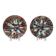Pair of Lacquered Copper Vide-Poche / Decorative Plates