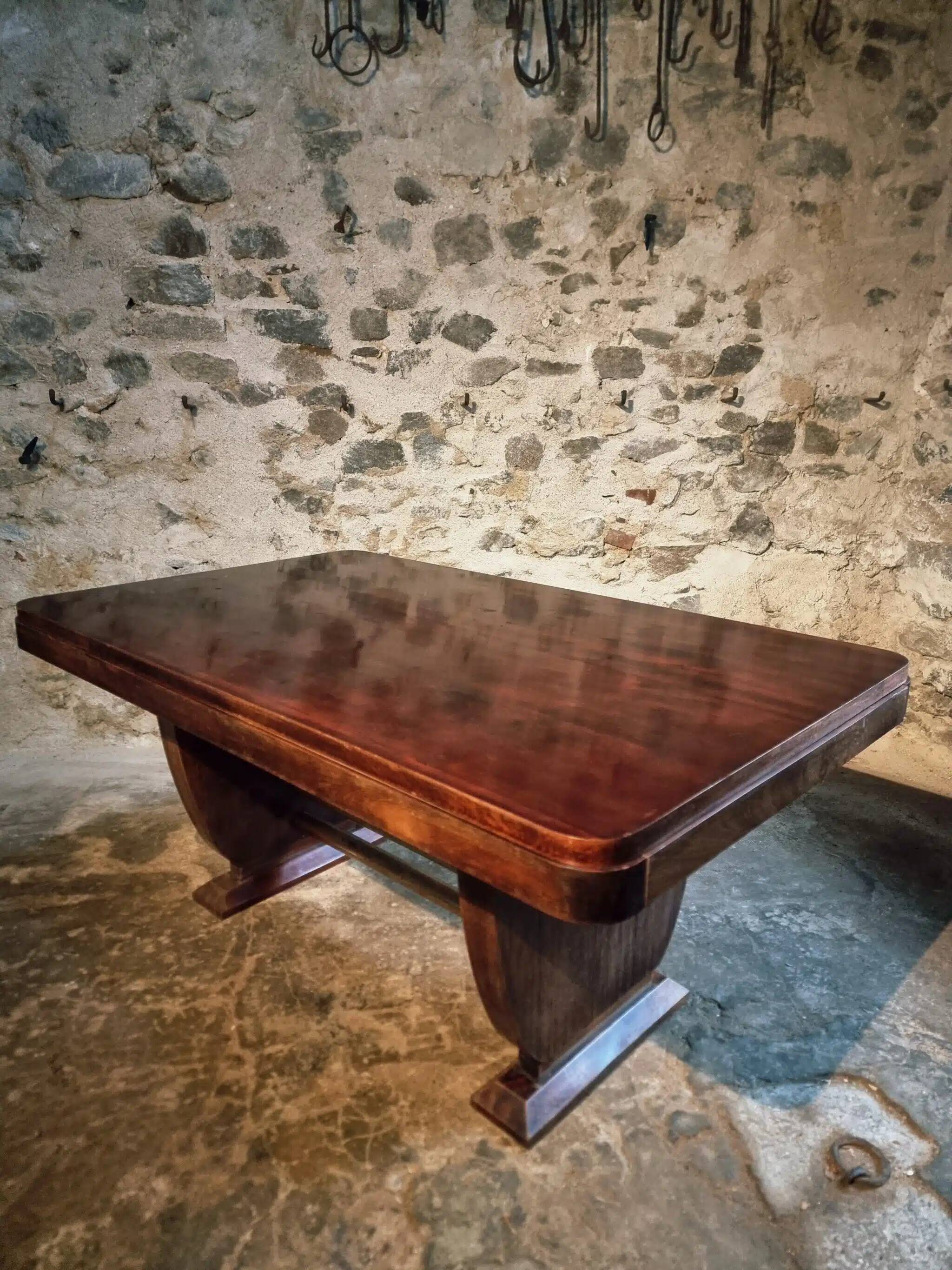 Antique French Art Deco dining table — 1920s