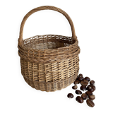 Panier osier rond
