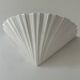 Vintage porcelain shell wall lamp, France 1970