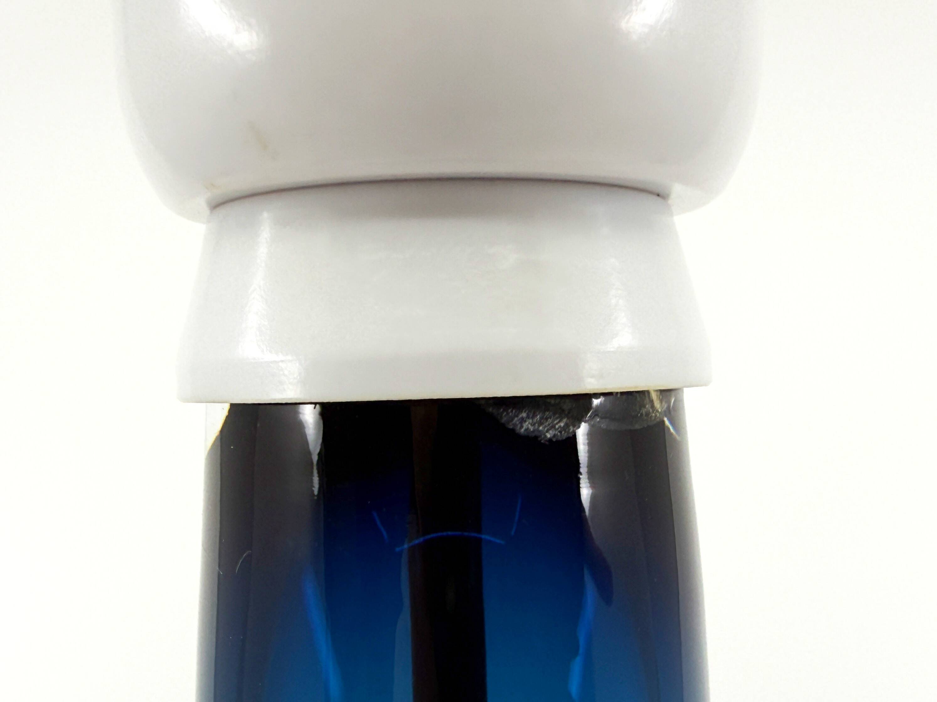 Crystal lamp • Kosta Boda • Sweden • 1960s and custom lampshade