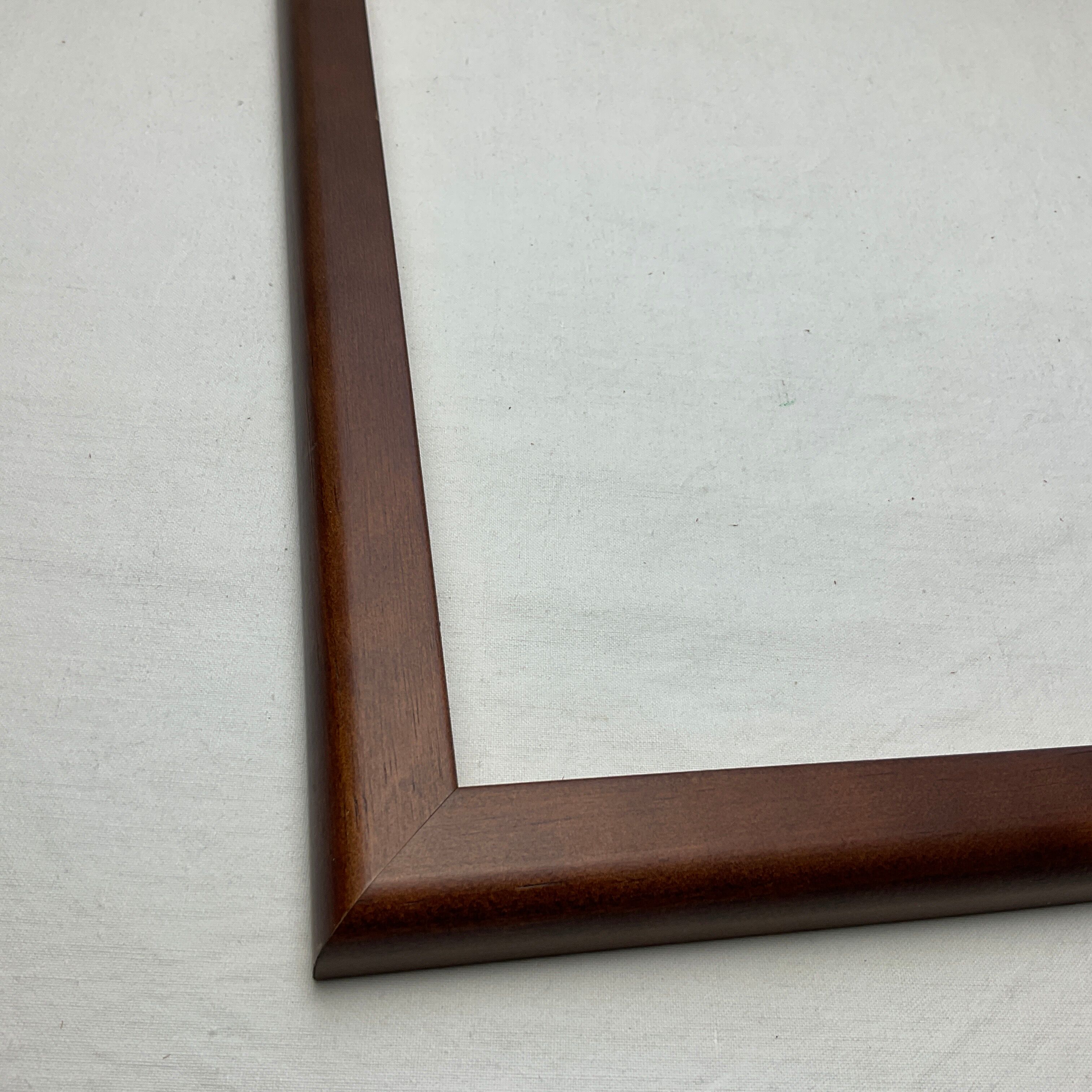 Large dark wood frame