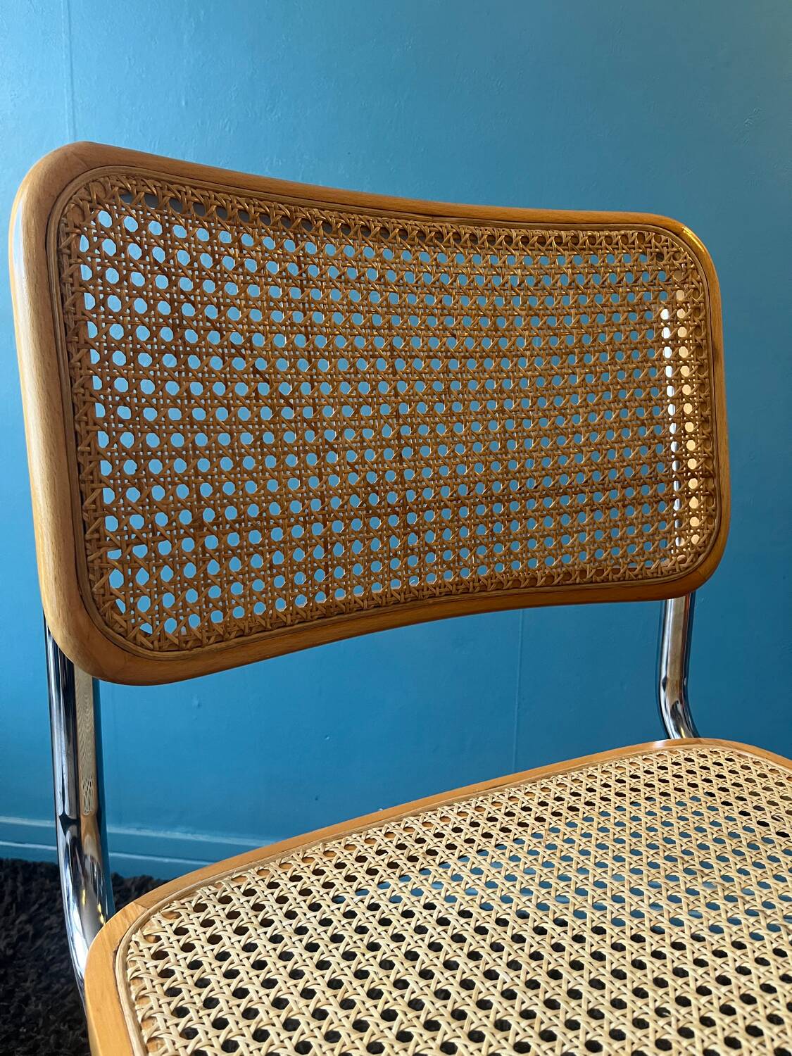 Marcel Breuer chair model B32 honey