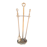 Nécessaire de cheminée en bronze