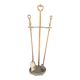 Nécessaire de cheminée en bronze