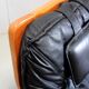 Leather and beech relaxation chair - 1970 / 1980