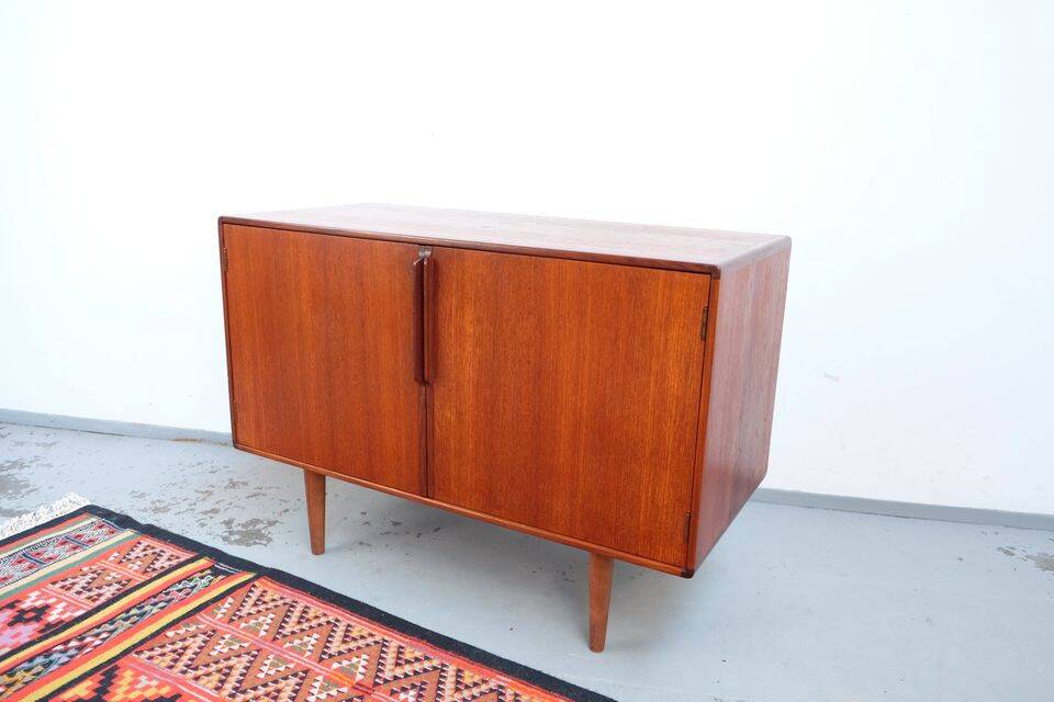 Vintage retro 1960s ASKO commode in teak, mid-century style.