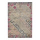 1970s Vintage Turkish Oushak Handmade Wool Cotton Gray Area Rug 158x236