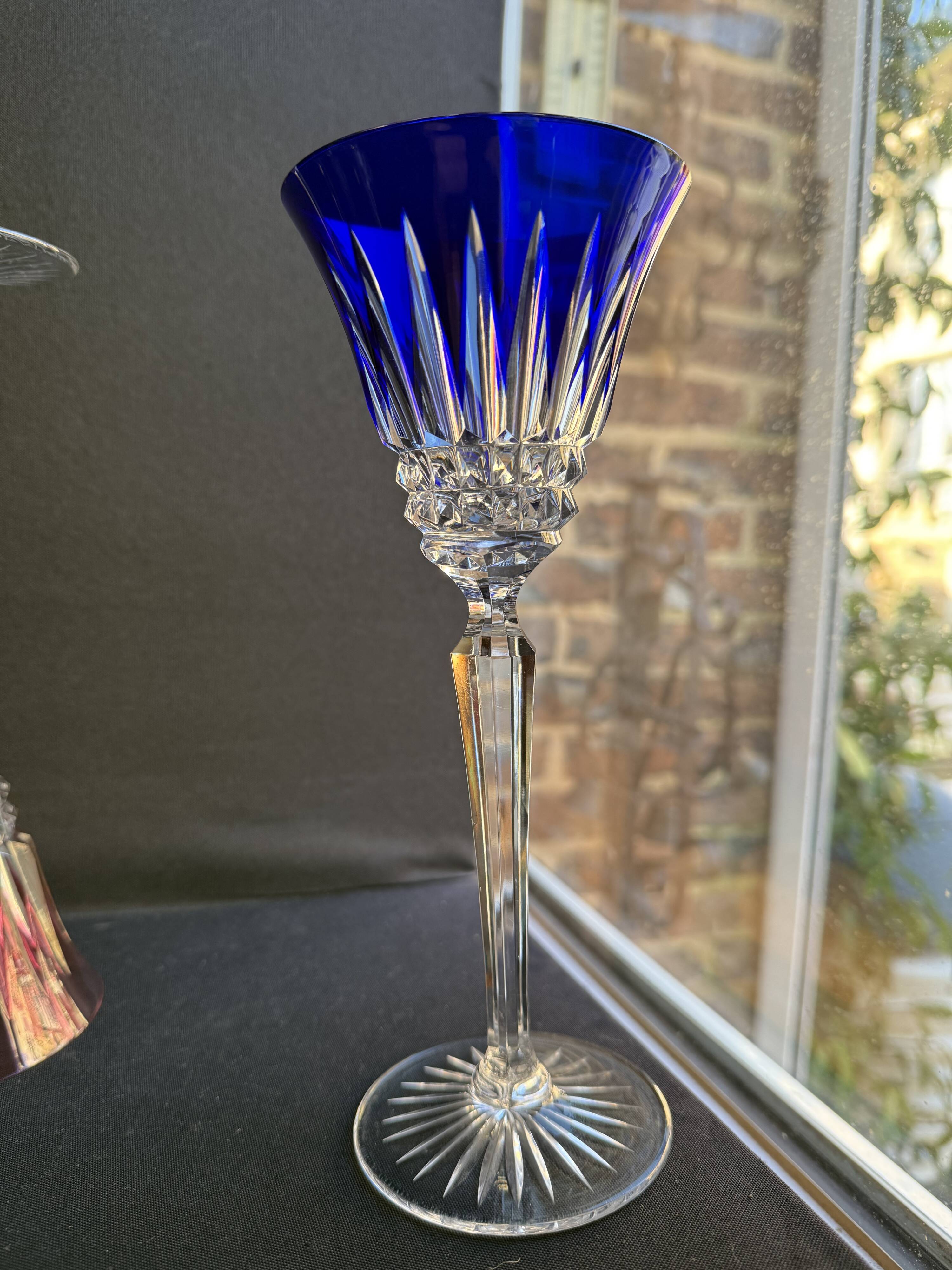 6 Wine Glasses – Double Crystal