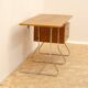 Bureau moderniste tchécoslovaque en chrome et bois, années 1950, Europe
