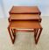 Vintage Danish nesting tables from the 1960s by Kai Kristiansen.