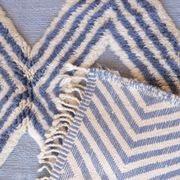 Tapis Bleu Beni Mrirt - 306 x 210 cm