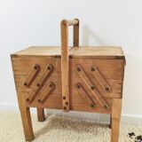 Vintage sewing basket