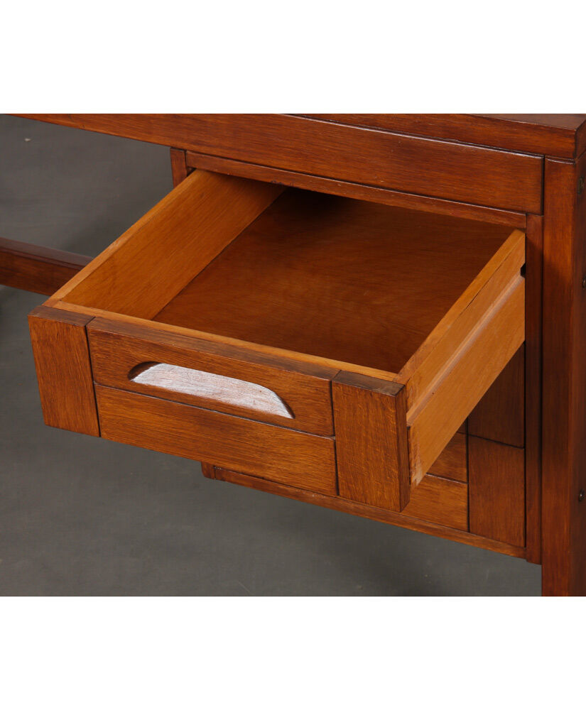 Vintage wooden desk from the 1970s