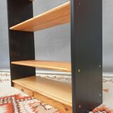 Black two-tone pine shelf
