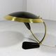 Brass & glass rare desk lamp 1950’s