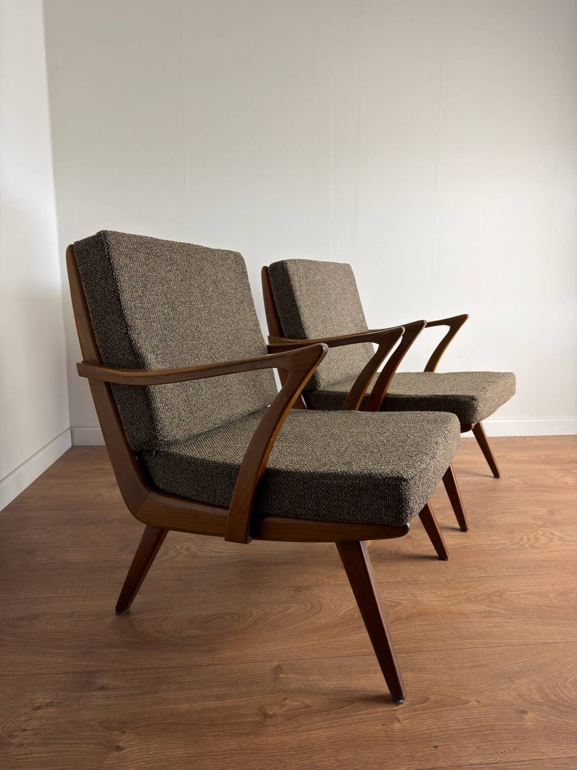 Pair of vintage Scandinavian armchairs – 1960s