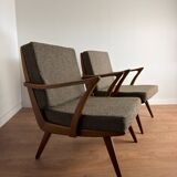 Pair of vintage Scandinavian armchairs – 1960s