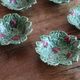 Set of 5 leaf-shaped bowls with strawberries – Caldas da Rainha (Portugal)