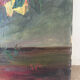Basket of roses, oil on canvas signed