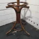 Curved antique wooden parrot