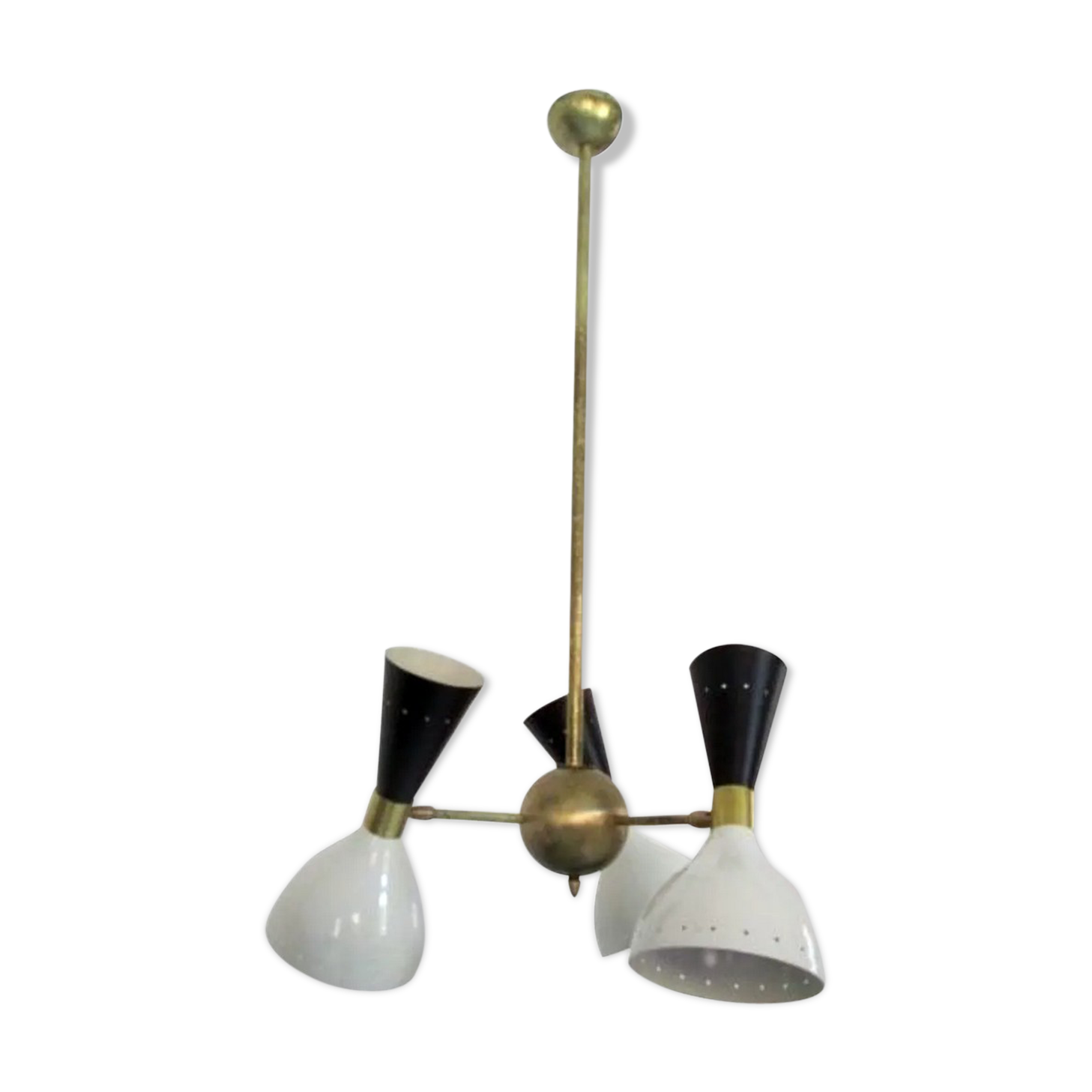 Black and white diabole lustre