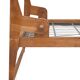Antique folding daybed by Guillerme and Chambron