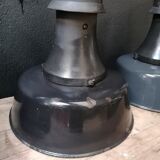 Industrial hanging lamps in enamelled metal, 50