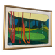Tableau Golf Annecy 1977 Pierre Wittmann