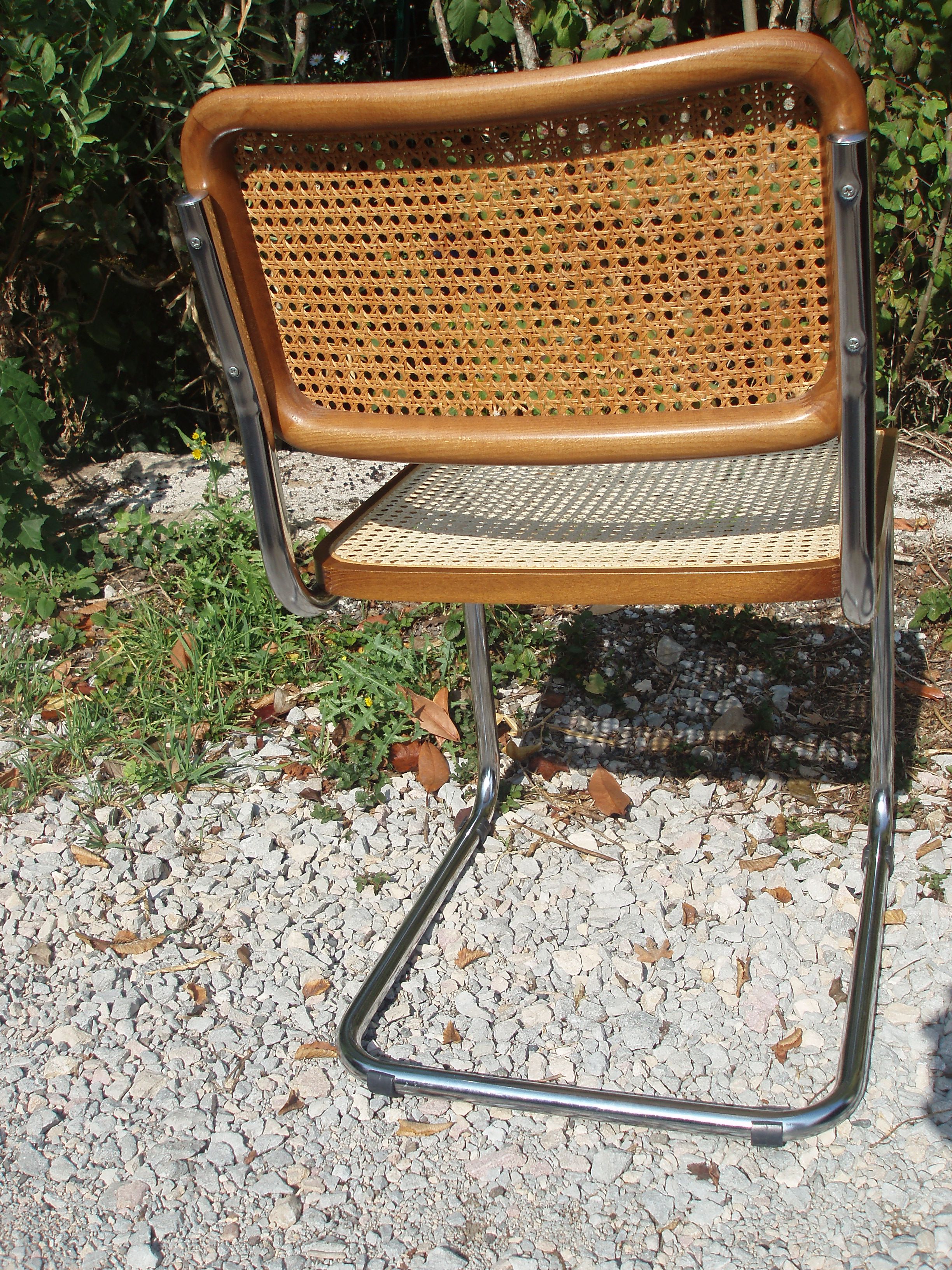 Series of 4 Marcel Breuer B 32 chairs