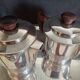 Art Deco coffee and tea service, silversmith Noël Collet, 1930s, 5 pieces.