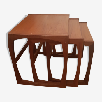 Teak pull-out tables G-Plan 60s