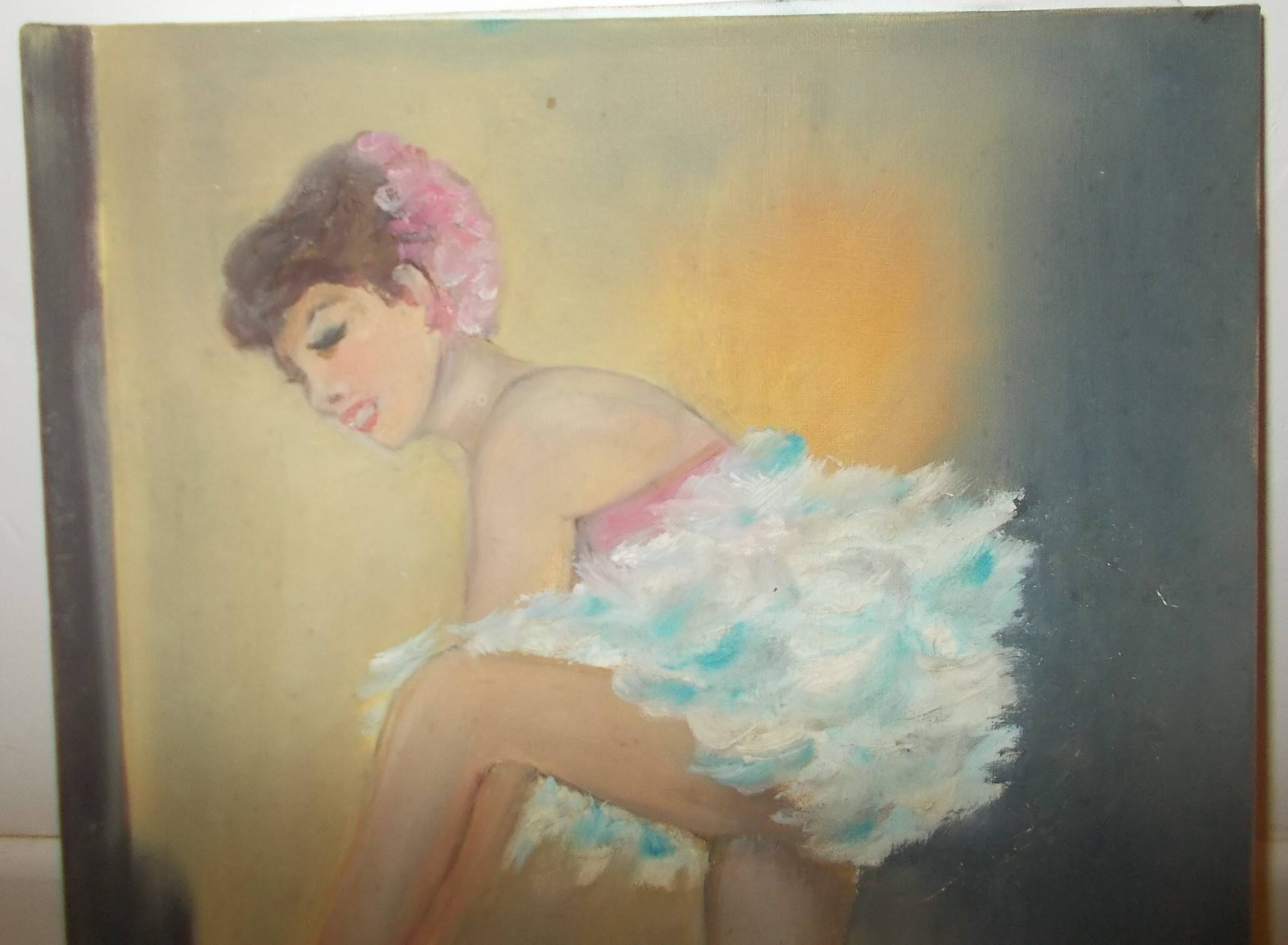 Oil on canvas dancer