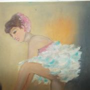 Oil on canvas dancer