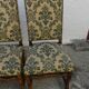 Series of 6 louis Xlll chairs in sheep bone