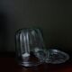 Pair of old fluted glass molds. Kouglof molds / Jam molds