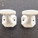 Pair of porcelain hooks