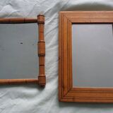 Wooden framed mirrors