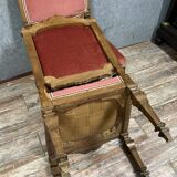 Important pair of Renaissance style chairs in carved wood