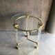 Healing plexiglass and bevelled glass Corinthian column beautiful gilding
