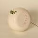 Ceramic lamp base with floral patterns