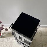 Openwork steel umbrella stand 70s
