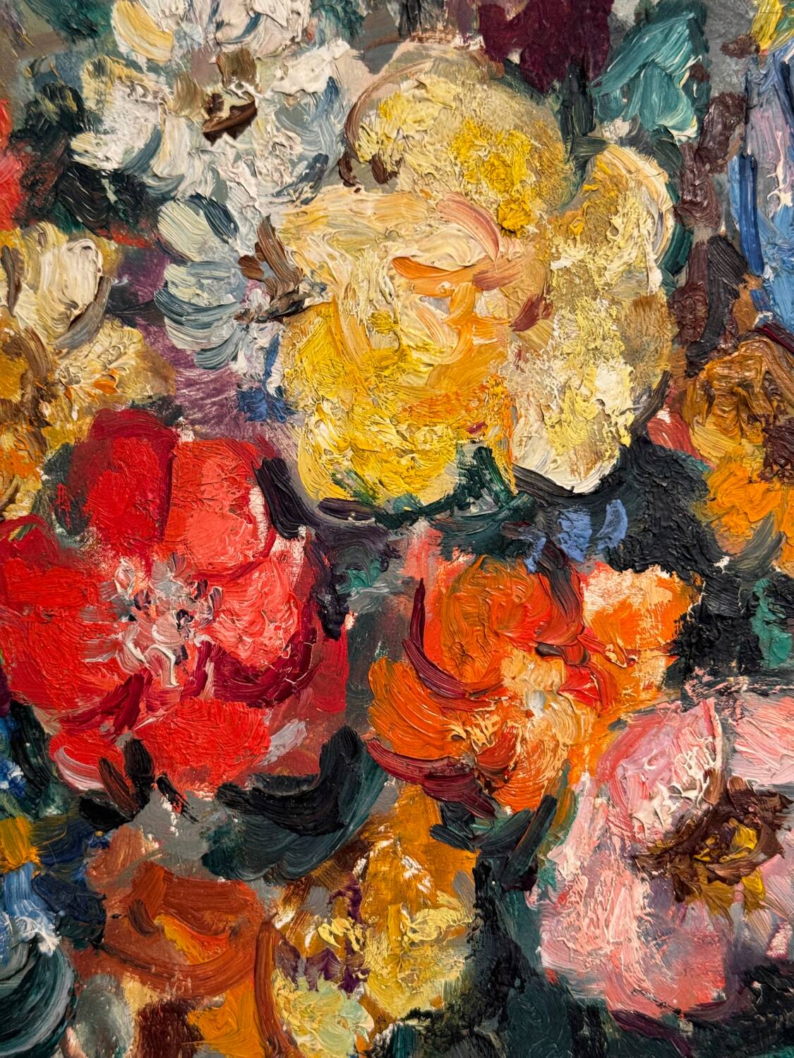 Still life with wild flowers, signed, early 20th century