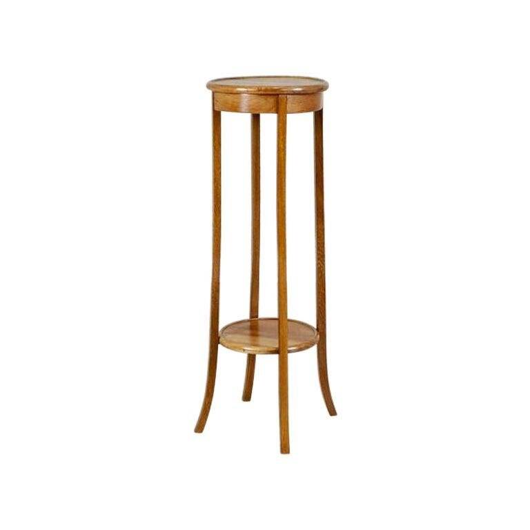 20th Century Mahogany Plant Stand, 1940s