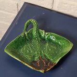 Pocket tray raye vintage earthenware